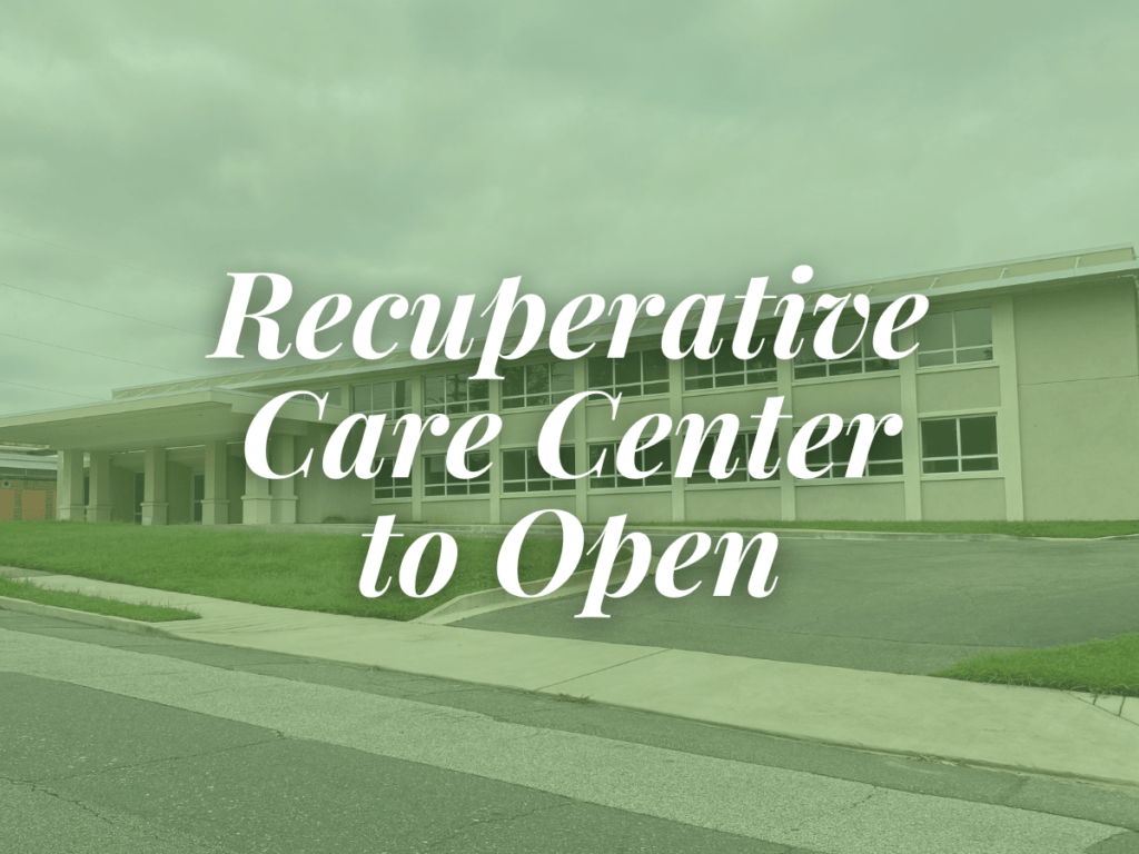 room in the inn blog title Recuperative Care Center to Open overlays photo of new room in the inn facility
